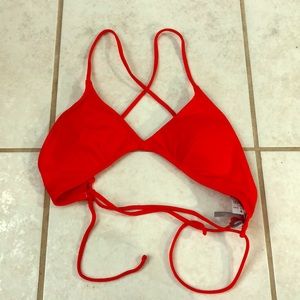 American Eagle classic red bikini